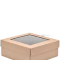 Крышка 190x190x35мм для коробка из гофрокартона 190x190x80мм