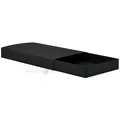 Black bottom for slider box 196x126x26mm