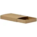 Brown slider box 196x126x26mm