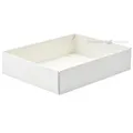 Valge PÕHI vutlar kinkekarbile 110x80x25mm