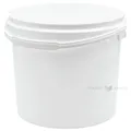 Ämpäri ilman kantta, muovi 5000ml/5L, halk. 222mm, valk (sopiva kansi UA5V/222KA/NU)
