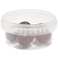 Läbipaistev plastikämber ILMA KAANETA sangata 200ml / 0,200L diameetriga 89mm