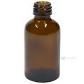 Brown glass bottle without cork 30ml diameter 18mm