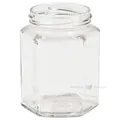 Klaaspurk ilma kaaneta Esagonale 314ml diameetriga 63mm