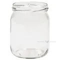 Glass jar without lid 540ml diameter 82mm