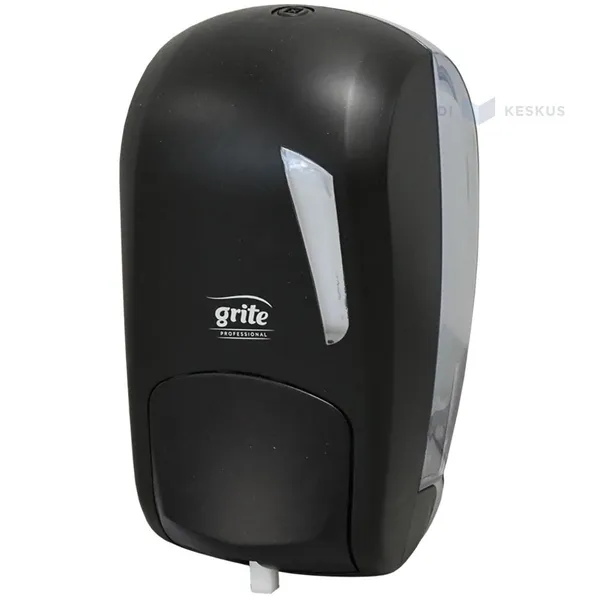 Manual foam soap dispenser for wall Grite black
