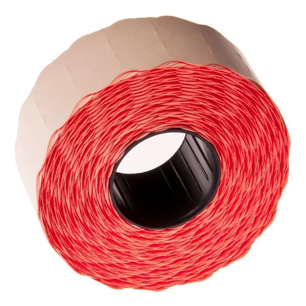 Punane Blitz-Meto hinnapüstoli etikett 26x12mm, rullis 1400tk