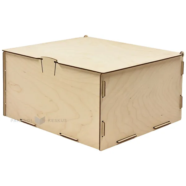 Puidust kinkekarp 300x250x150mm