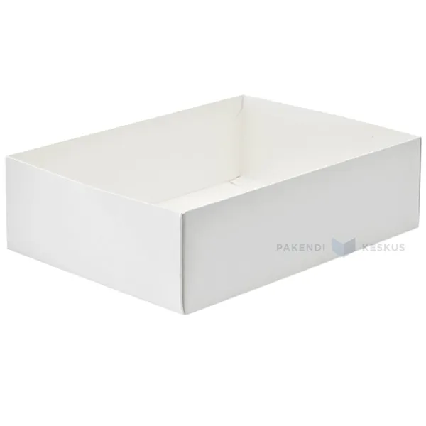 White bottom for slider box 220x160x65mm