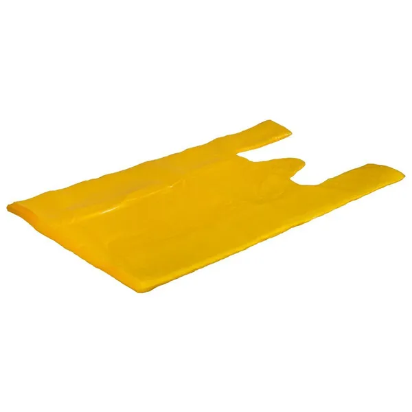 Särksangaga kollane kilekott 25+12x45cm, pakis 100tk