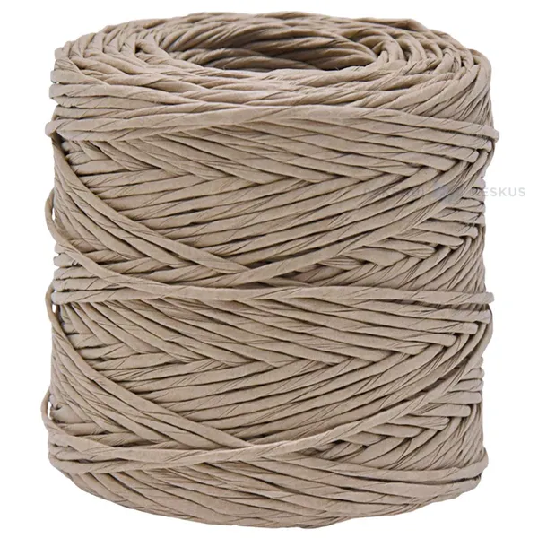 Pruun paberist nöör 1mm, rullis ca 100m