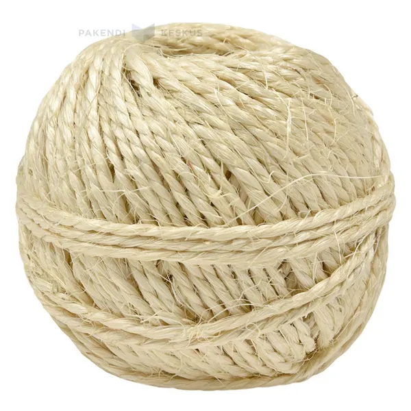 Белая сизалевая верёвка, в рулоне 70м