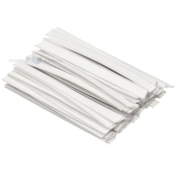 White tie ''Clipband'' lenght 100mm, 100pcs/pack
