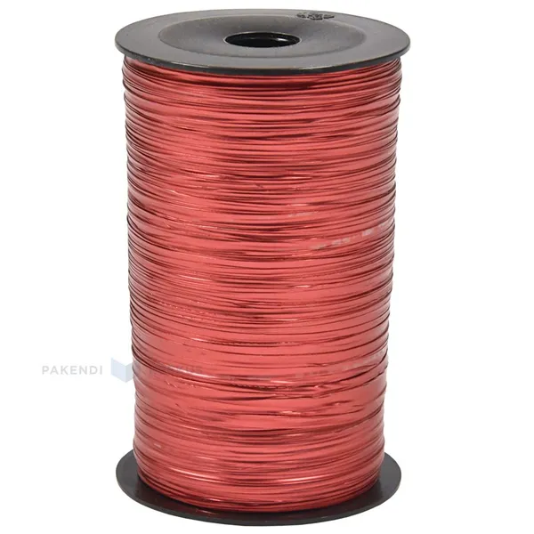 Metallik punane kinkepael, rullis 50m