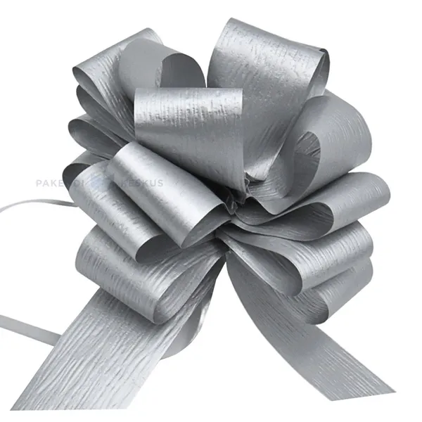 Lahti tõmmatav hõbedane rosett 35mm diameetriga 130mm, pakis 5tk