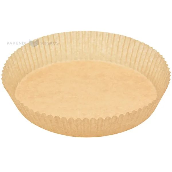 Cepamā papīra paplāte gaisa-friterim diametrs 20cm augstums 4,5cm, 50gb./iepakojumā