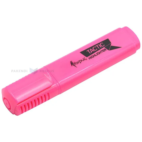 Roosa tekstimarker Tactic 2-5mm