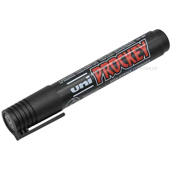 Vesipohjainen tussi, PROCKEY PM-122, 1,5-2 mm, vedenkestävä, hajuton, pyöreäkärkinen, musta