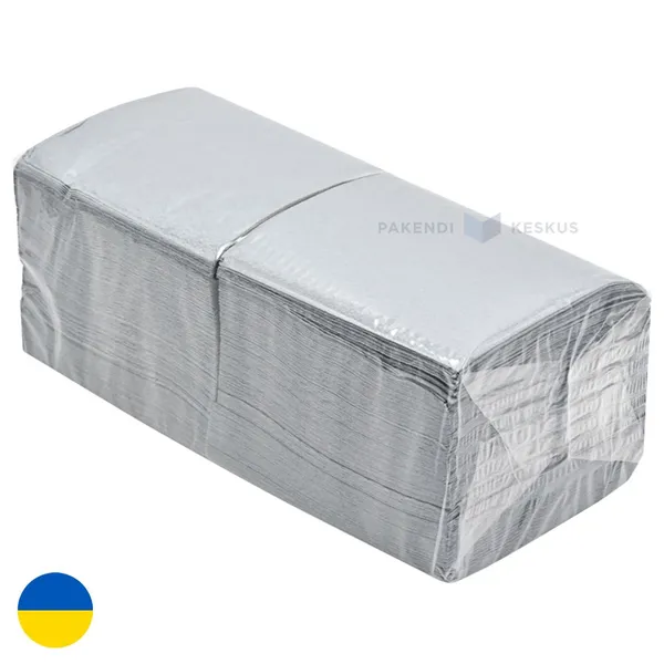 Gray 1-layered napkin 24x24cm, 300pcs/pack