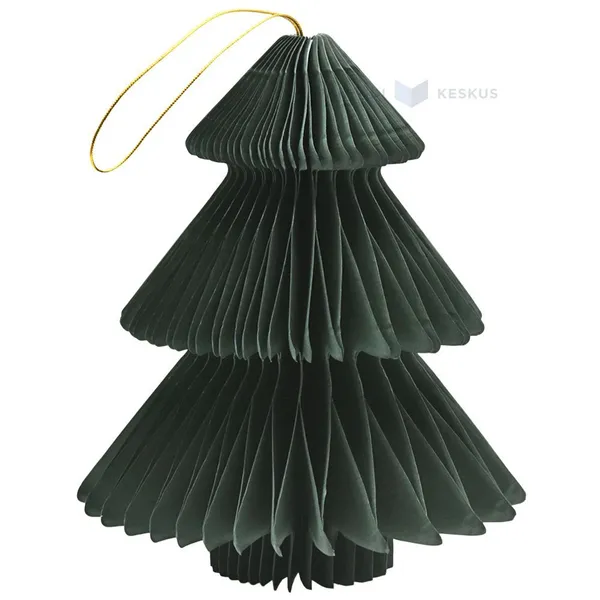 Roheline jõuluehe kärgpaberist Kuusk 120x150mm