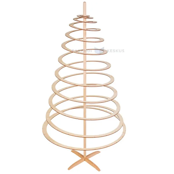 Wooden Christmas tree Spira Large 138cm