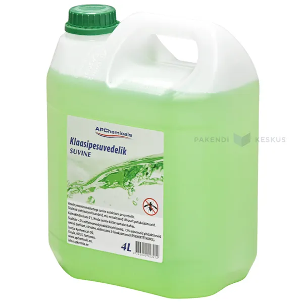 Klaasipesuvedelik suvine, kanistris 4L