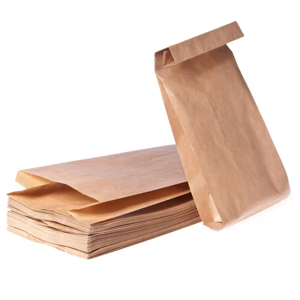 Pruun paberkott 14+7,5x32cm 45g/m2, pakis 100tk