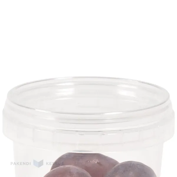 Transparent lid for 0,110-0,120L bucket with diameter 65mm