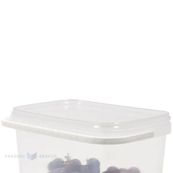 Läbipaistev kandiline KAAS 5000ml / 5L plastikämbrile