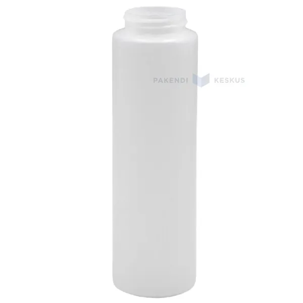 Rounded HD bottle for sauce without corc 250ml / 0,25L 38mm