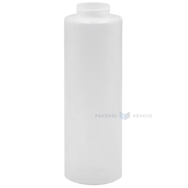 Rounded HD bottle for sauce without corc 500ml / 0,5L 38mm