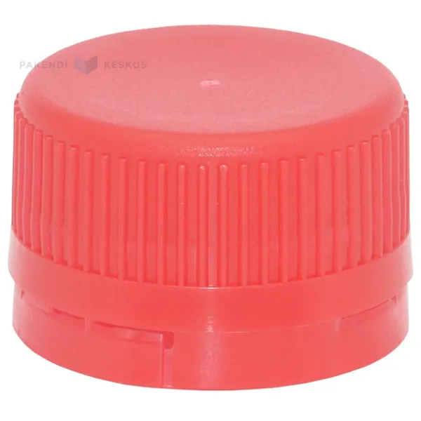 Red cork for PP and PET bottles diam. 28mm