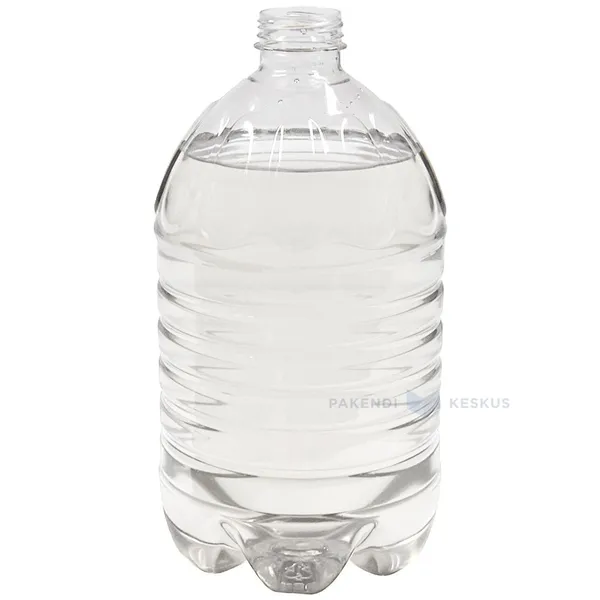 PET-plastikpudel ilma korgita 5000ml / 5L diameetriga 48mm