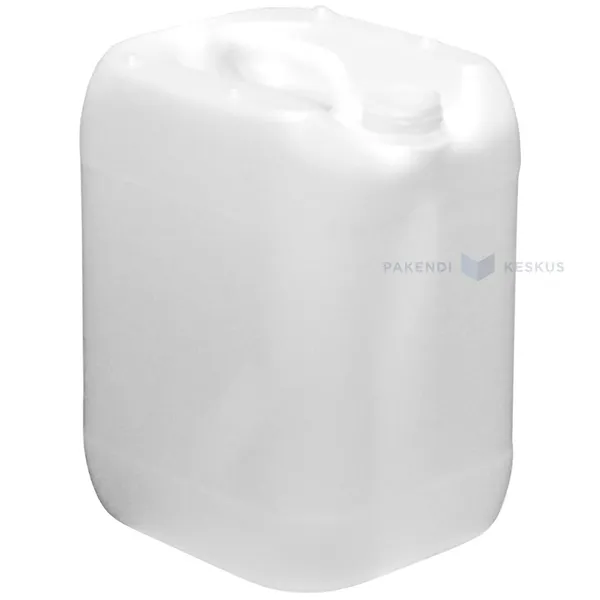 Valge plastikust KANISTER ilma korgita (45mm) 10 000ml / 10L