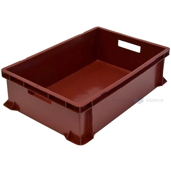 Tumepunane plastik Toiduainetekast max 27L / 20kg