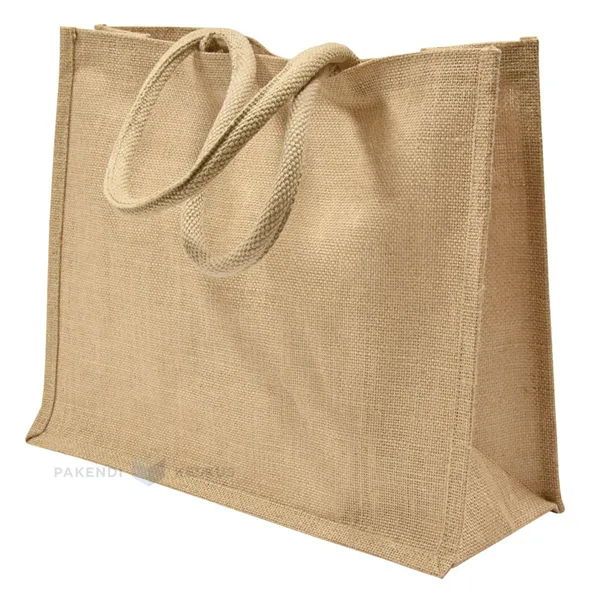 Sangadega jute kangast tekstiilkott 33+15x40cm