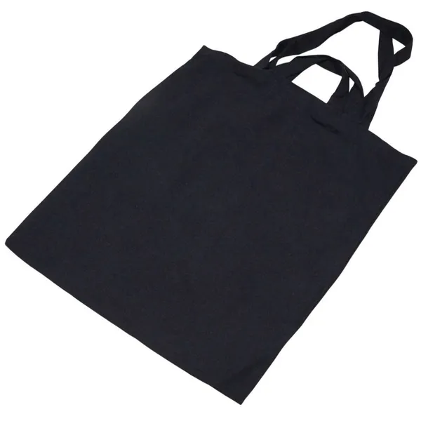 Topelt sangadega must tekstiilkott 40x45cm paksus 240g/m2