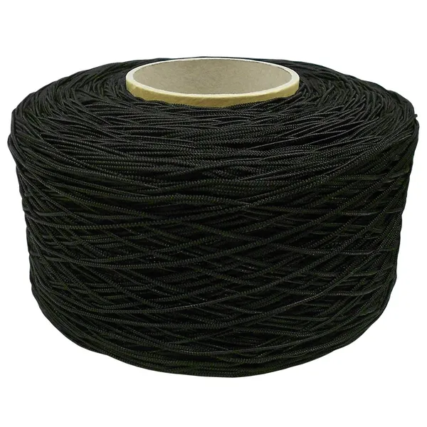 Black rubber string for tying machine 1kg, 1000m/roll