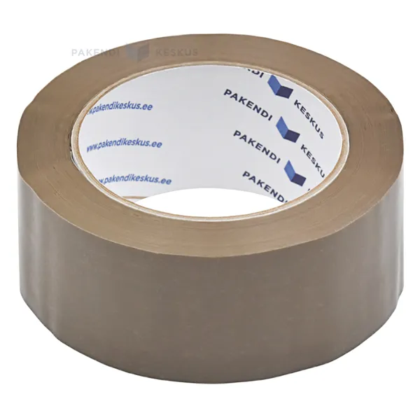 Pruun pakketeip 48mm lai solvent, rullis 132m