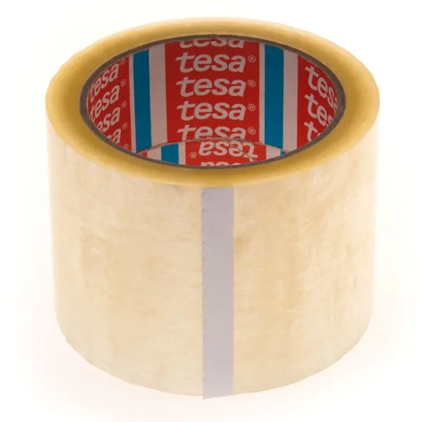 Läbipaistev pakketeip Tesa 4280 75mm lai hot-melt, rullis 66m