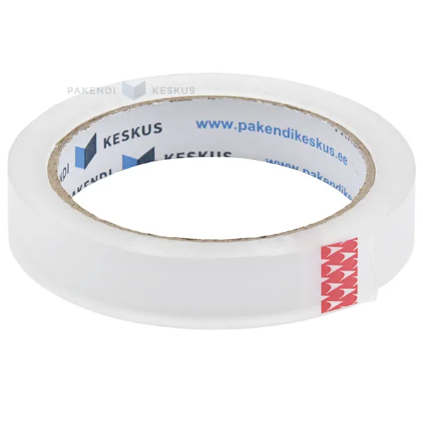 Läbipaistev kontoriteip 18mm lai, rullis 66m
