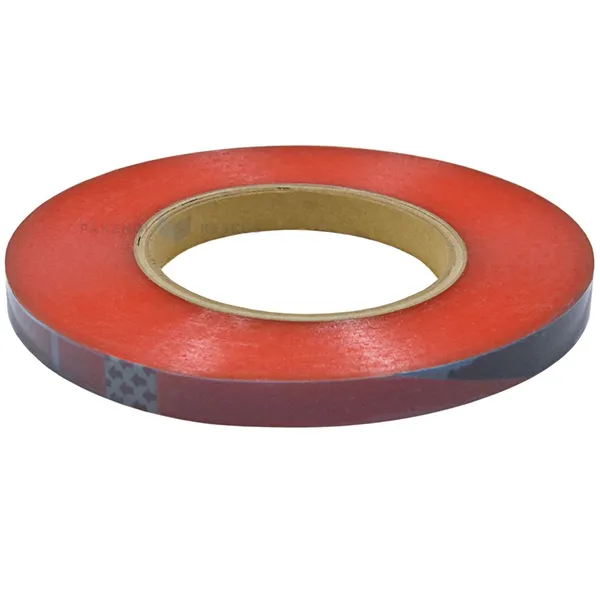 Kahepoolne teip läbipaistev PET-kile 12mm lai, rullis 50m