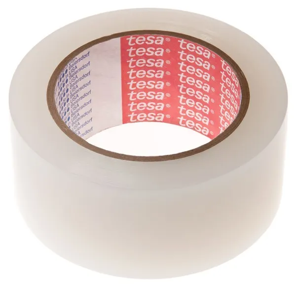 Läbipaistev PE parandusteip Tesa 50mm lai UV-kindel, rullis 33m