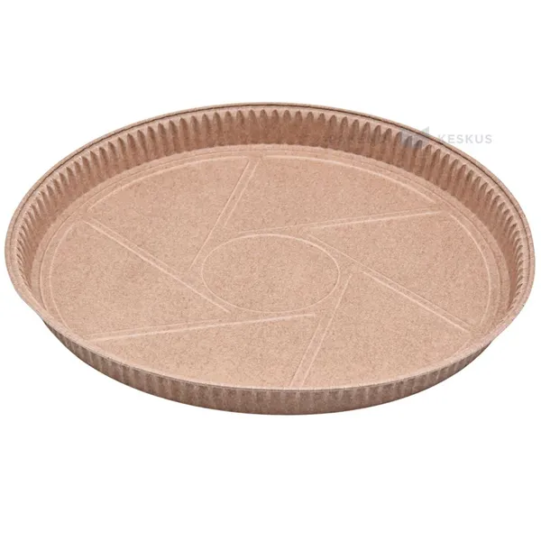 Brown ECOS carton baking mold diam. 270mm height 24mm, 20pcs/pack