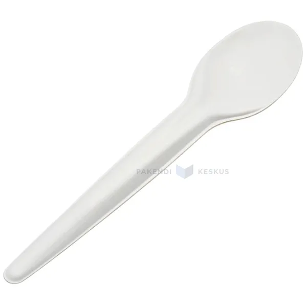 Paper soup spoon height 17cm, 50pcs/pack