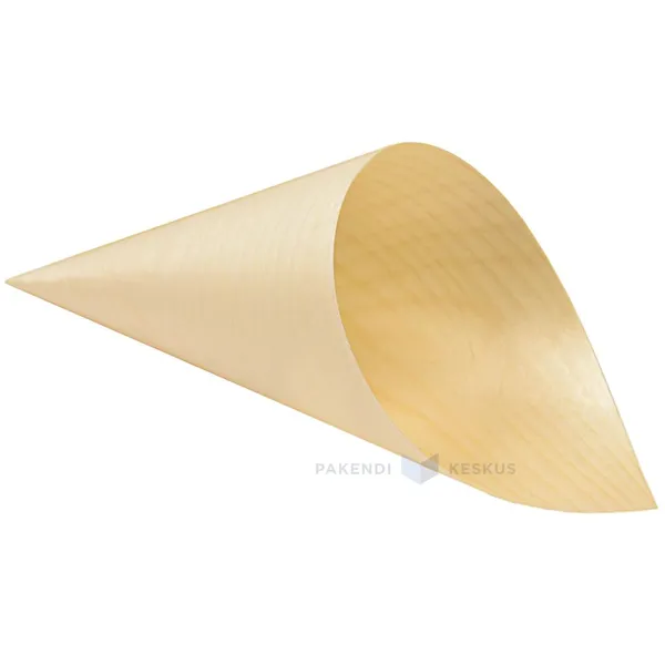 Puidust koonus 210ml 140x195mm, pakis 25tk