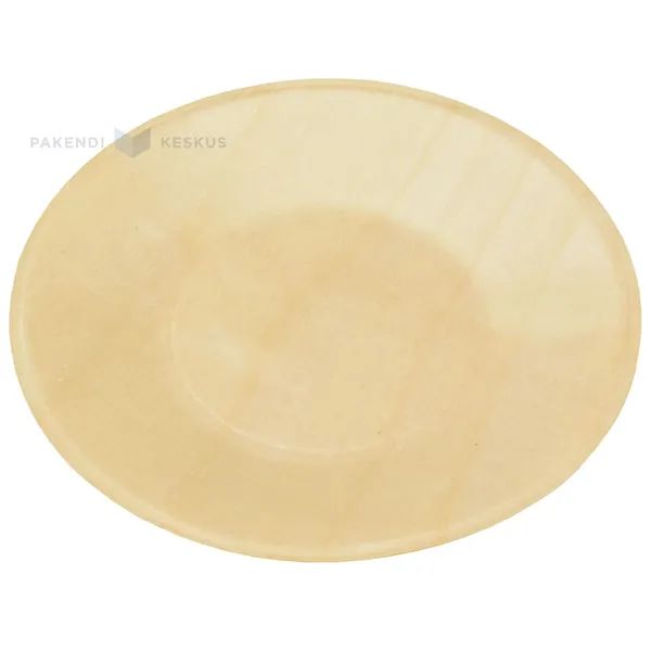 Puidust taldrik diameetriga 15,5cm, pakis 25tk
