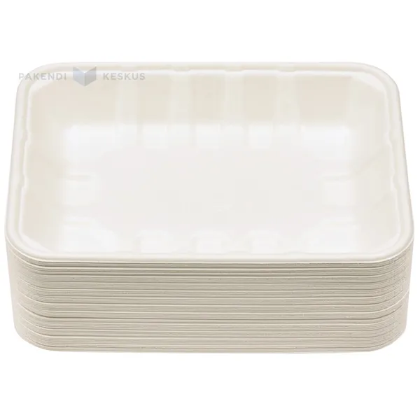 Toidualus 100% biolagunev/komposteeritav 18x13,4x2,5cm, pakis 50tk