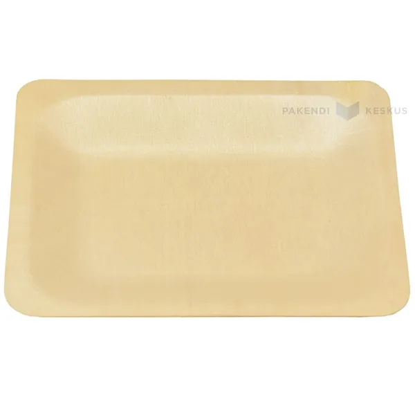 Puidust taldrik-vaagen 12x9,5cm, pakis 10tk