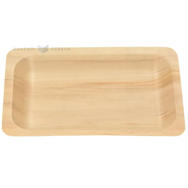 Puidust taldrik-vaagen 20,5x13cm, pakis 10tk